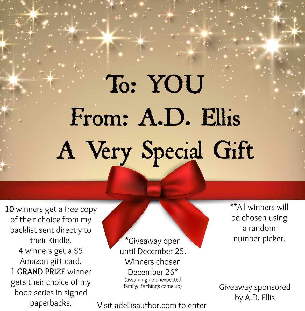 ADEllisAuthor's tweet photo. BIG #giveaway on my website! Check it out!
https://t.co/D1xozHuBmO https://t.co/TtOwABrLYD