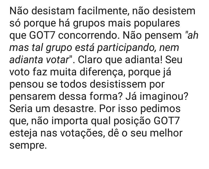 ahgazoom's tweet photo. [#OFF] Sobre votações as votações que estão acontecendo, sobre as que passaram e as que ainda estão por vir. https://t.co/Yc8O5e501g
