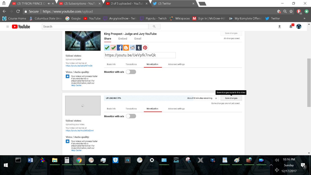 KnowLords's tweet image. Since I don't care to get paid via YouTUbe Fuck Monetization @YouTube. I will still upload fuck it no matter how many times they flip my shit! If you are new to YOuTube forget it if you aren't playing by their emotions.