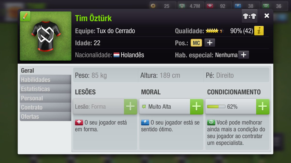 TuxDoCerrado's tweet photo. Fizemos algumas contratações, mas o time carece de laterais e meias com diferenciais. Vamos ver o que encontramos ainda no mercado. #TopEleven https://t.co/zCLsnFqjy4