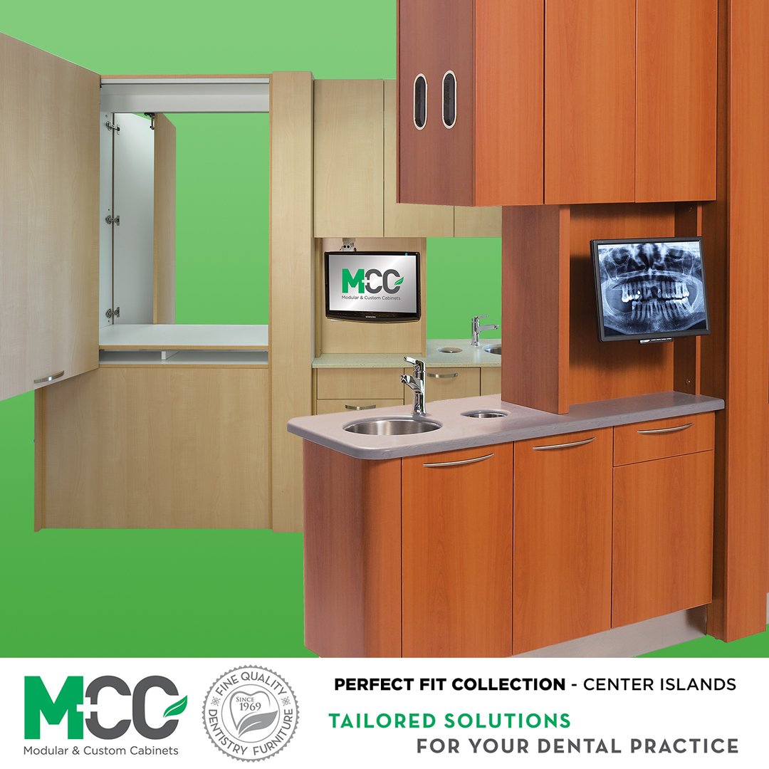 MCCdental's tweet photo. Get to know our Perfect Fit Center Islands! Patient privacy with efficient, affordable design. •Reduced construction costs, plus save by sharing a single intra-oral X-ray between two stations. •‘Green’ construction 
https://t.co/HWHb4peEaZ #MCCDENTAL #MCCDENTALCABINETS https://t.co/NqVgE5RrBA