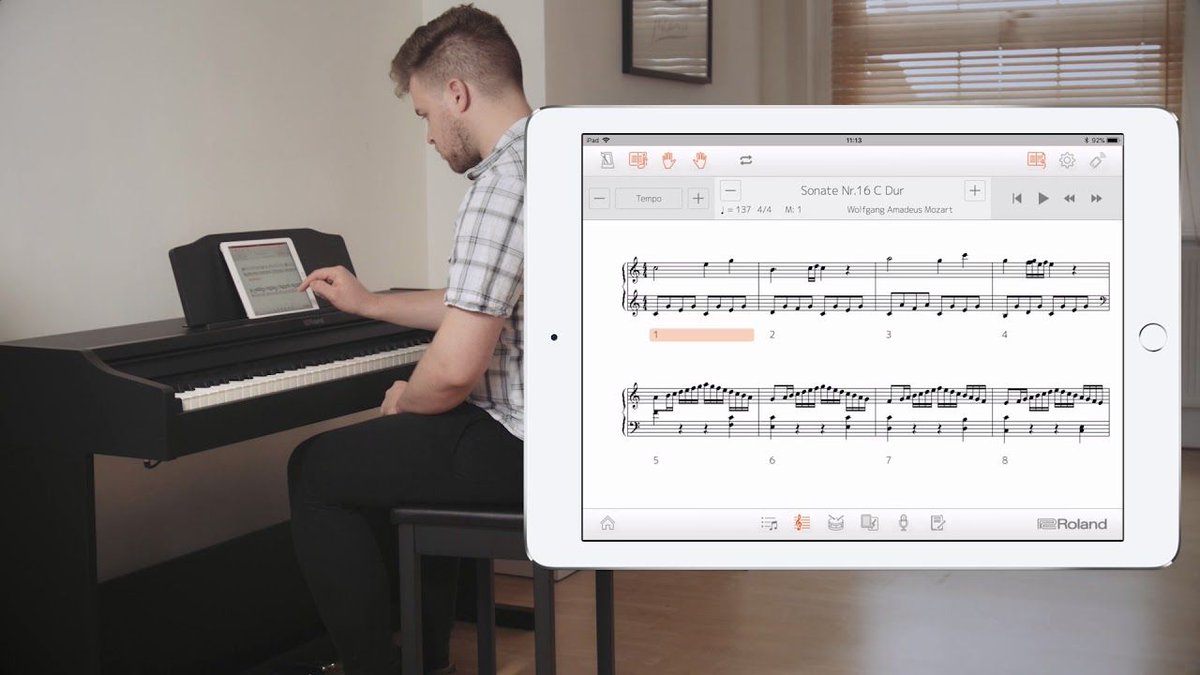 RolandGlobal's tweet photo. Roland RP102 Digital Piano: Ready for Practice and Enjoyment Every Time You Sit Down to Play https://t.co/yhIRJ01Pak #roland #piano #rolandpiano #rp102 #bluetooth #ipad https://t.co/8QqL4Q3TWE
