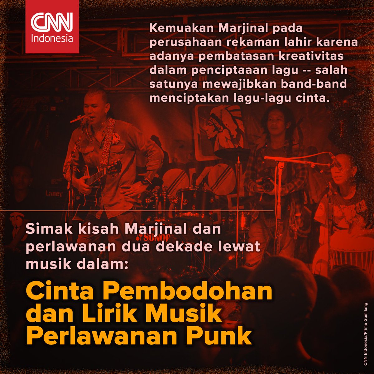 Cnn Indonesia Auf Twitter Cnnindonesia Musik Menjadi Senjata Kelompok Punk Dan Lirik Yang Kuat Menjadi Peluru Mereka Band Marjinal Pun Lahir Dan Menyuarakan Perlawanan Melalui Karya Seni Https T Co Irjzst7k1k Https T Co Puqv2et904