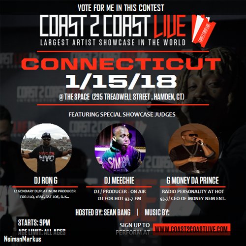 fastpaperr's tweet photo. I voted for NeimanMarkus to perform for $50K at #Connecticut All Ages Edition 1/15/18! https://t.co/CehAH5X1tZ #Coast2Coast https://t.co/0Id9VfP4k6