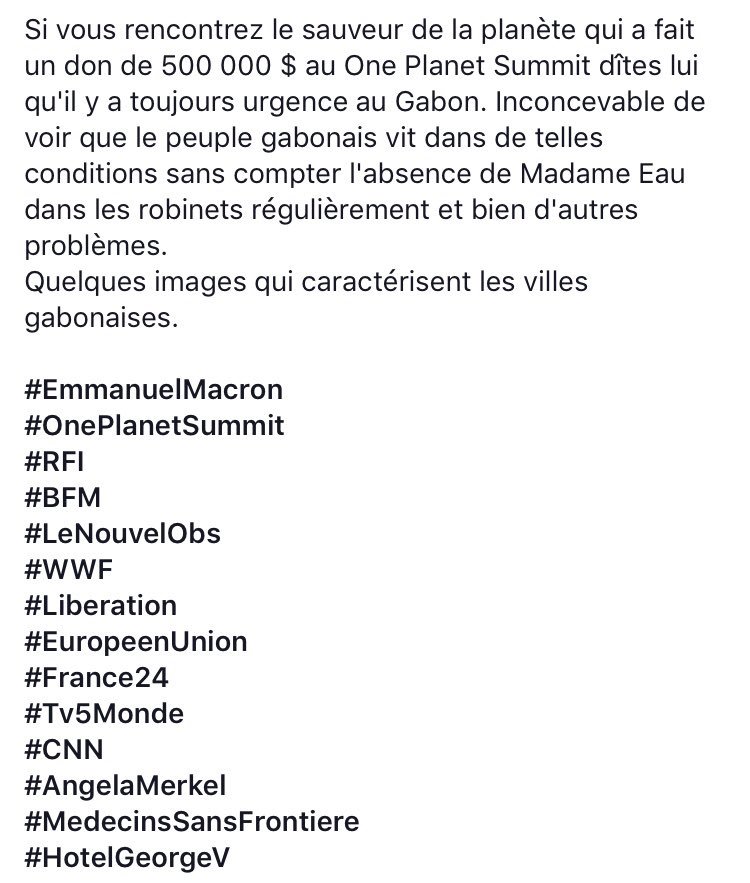 Cosa76's tweet photo. #OnePlanetSumit #AliBongoDegage #AliBongoIsKilling @WWF @BFMTV #Bollore #Tv5 @PEStrasbourg @N_Hulot #cnn #AngelaMerkel @JCheminade @brett_l_carter @lemondefr 🤣🤣🤣🤣🤣🤣🤣🤣🤣🤣🤣🤣🤣 500000 $ ! Heureusement que les #Gabonais mettront ce 🦍🦍 hors du #Gabon 🇬🇦👊🏽🇬🇦👊🏽 https://t.co/GK5wob3owu