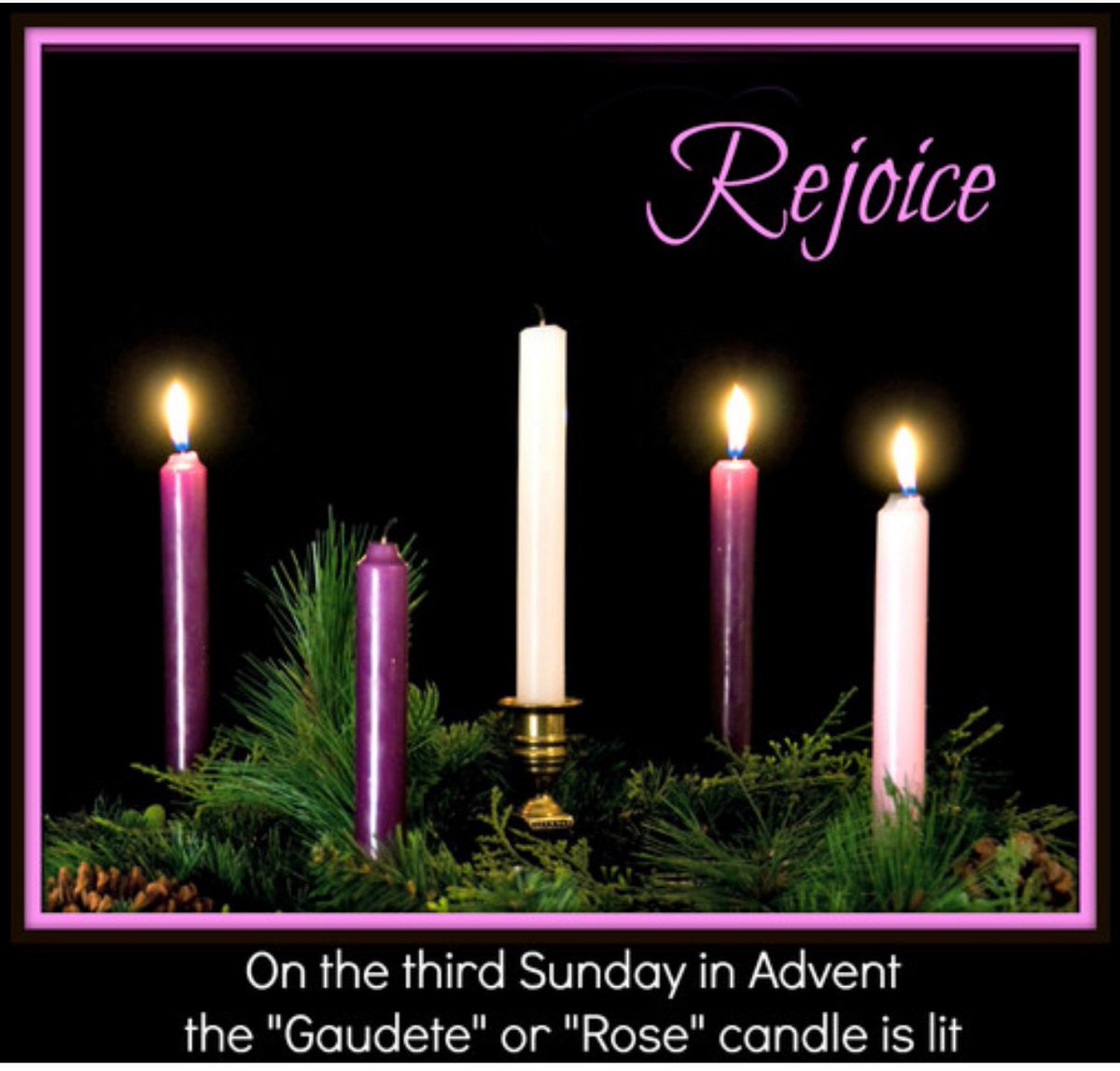 MountVirgin's tweet image. The 3rd Sunday in Advent