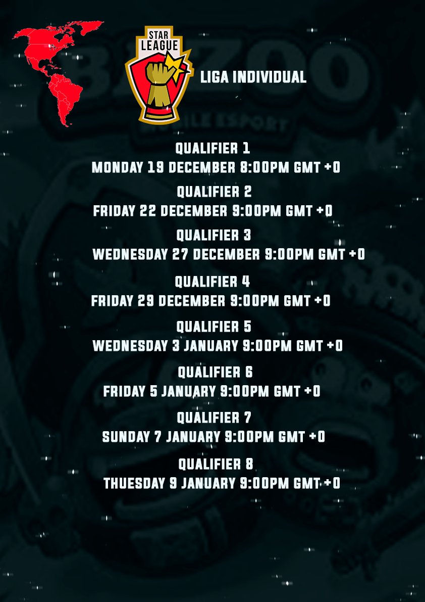 BSLIndividual's tweet photo. Presented the dates of qualifiers of America and EU you can inscribe on our discord: https://t.co/RTHixYp1Qx https://t.co/qZfYXb7zoq