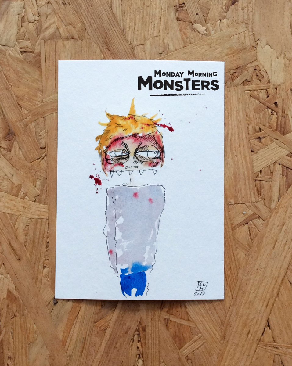 Monday_Monsters's tweet photo. 18.12.2017
Monday Morning Monster
#mondaymorningmonster #mondaymorning #drawing #monster #illustration #watercolour #everymonday #timelapsvideo #timelapsdrawing #timelaps https://t.co/fJnPbKfbjc