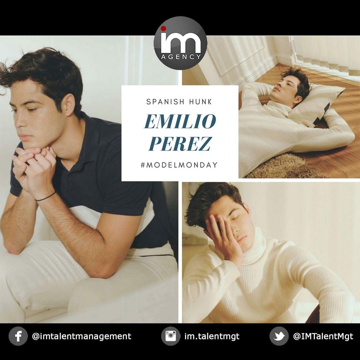 IM_EntOfficial's tweet photo. #ModelMonday featuring our Spanish hunk, Emilio Francisco Perez
Thank you @shairaluna !
For bookings and inquiries, email inquiry@imagency.ph
#TeamIMAgency #IMEmilio https://t.co/PGsmwiWERk