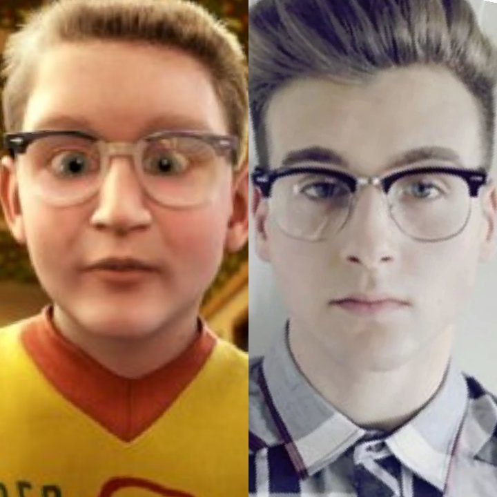 courtneyldoran's tweet image. So its that time of year again for christmas movies and i noticed the "know it all" kid from The Polar Express looks like @TalFishman_ 😂😂