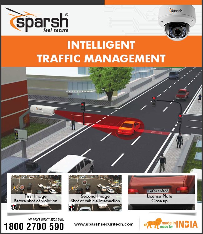 Sparsh_cctv's tweet photo. #IntelligentTrafficManagement #MissionSparsh #SecureNation #FeelSecure #Indiakaapnacctv #makeinindia #sparshcctv https://t.co/Gz8MPKi3sJ