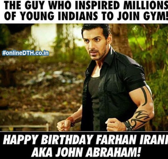Happy Birthday JOHN ABRAHAM
+ 