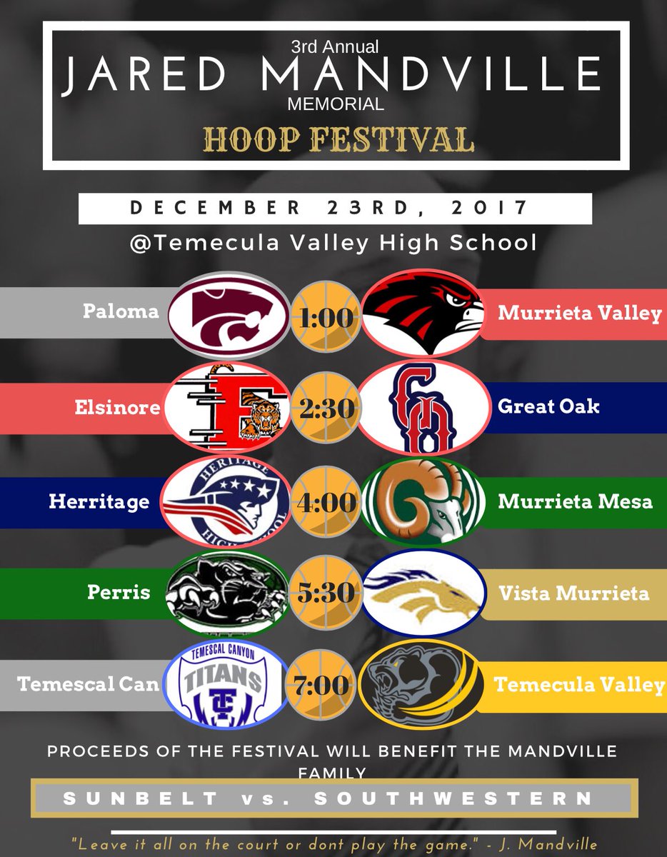 CoachJones31's tweet image. Hoop Festival

This Saturday 12/23

Check Schedule below