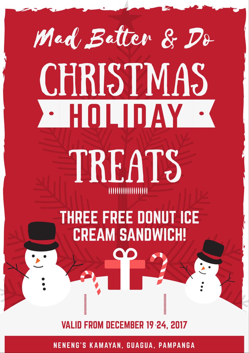 madbatteranddo's tweet photo. HOHOHO! Christmas is fast approaching! 🙀🎉 Present this post to any of the waiters at Neneng’s Kamayan to claim your FREE donut ice cream sandwich! 🍩🍨🥄 Terms and conditions apply. Happy holidays! ☃️🤶🏻🎅🏼🎄❤️ 

#icecreamsandwich#doughnuticecreamsandwich  #donuticecream https://t.co/8iilAjC8vX