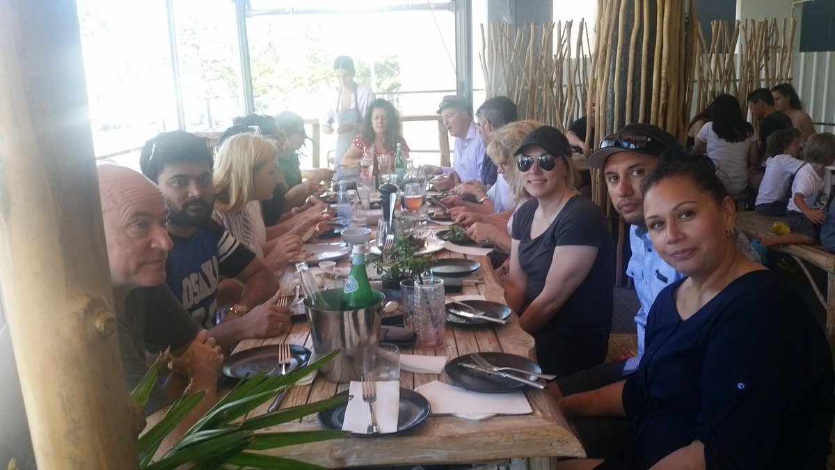 rosetraining's tweet image. What a cracker of a weekend for our work Christmas function.  Here are some action shots of what we got up to in Bilinga.  Sun, surf and secret Santa's!  Thank you to Bask in Kirra for the tantalizing menu.  Merry Christmas! #rosetraining #rosetraininglyf