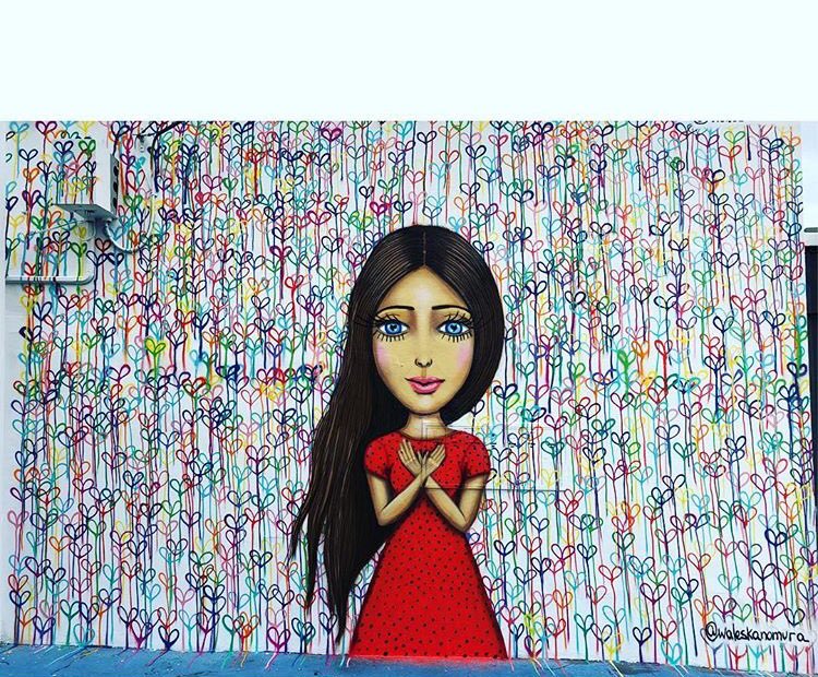 Street Art by Waleska Nomura in Miami