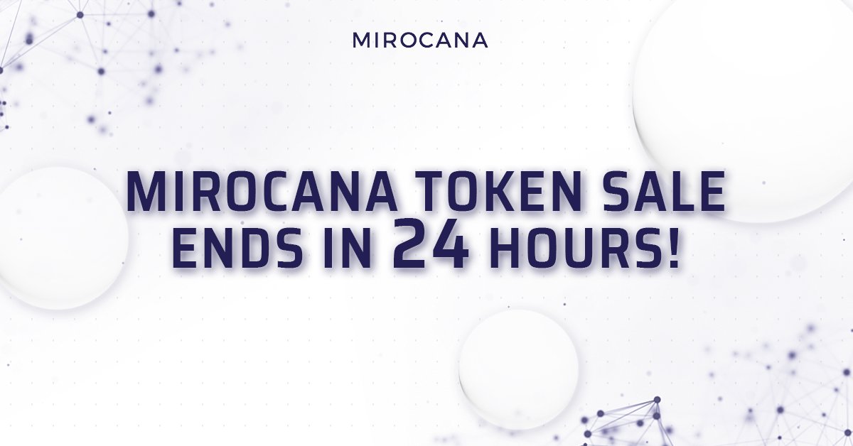 Thank you so much, Mirocana friends! With your help we've got:
- 2,275,985 $
- 1192 MIRO token holders

We have thrown all our efforts to launch earlier:
- Oanda integration
- Mirocana Alpha prototype
- Bittrex connection

Join Mirocana Token Sale -
 app.mirocana.com!