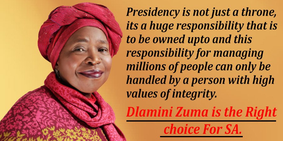 ValenciaMabato1's tweet photo. @Magda_Wierzycka @RediTlhabi #SupportNDZ, she is the right choice for becoming a leader, a person who bribes for votes ( he isn't sure himself for his victory) can never be a leader as his motive is only gaining power not welfare.
#SayNo2Ramaphosa
#DlaminiZuma https://t.co/BnsIwSJPSl