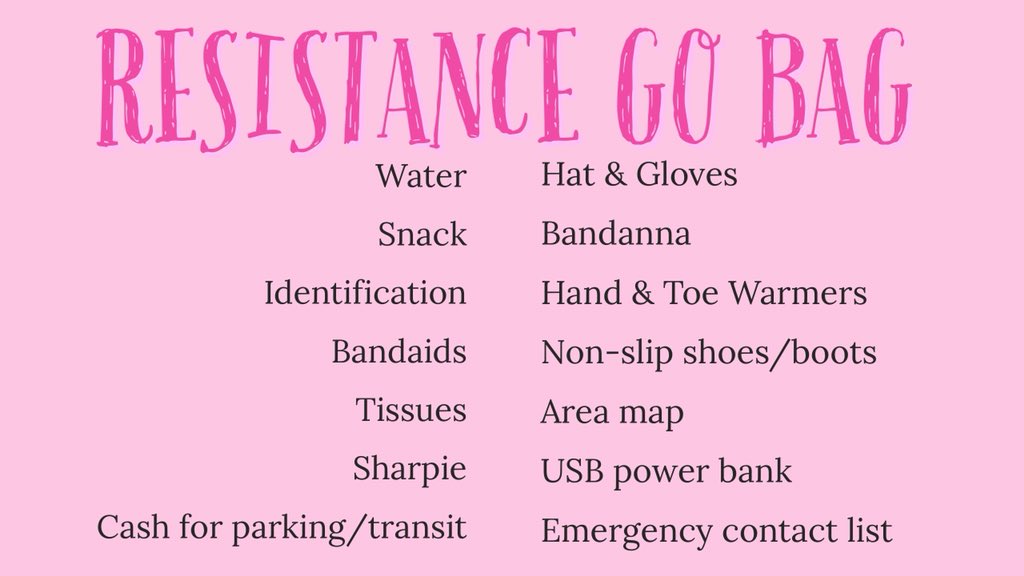 DebbieDoesTwitt's tweet image. 🗽 #BePrepared  
If #Mueller is fired grab your to go bag and head to your nearest protest location✌
#TrumpIsNOTAboveTheLaw 
#TheResistance 
#MondayMorning