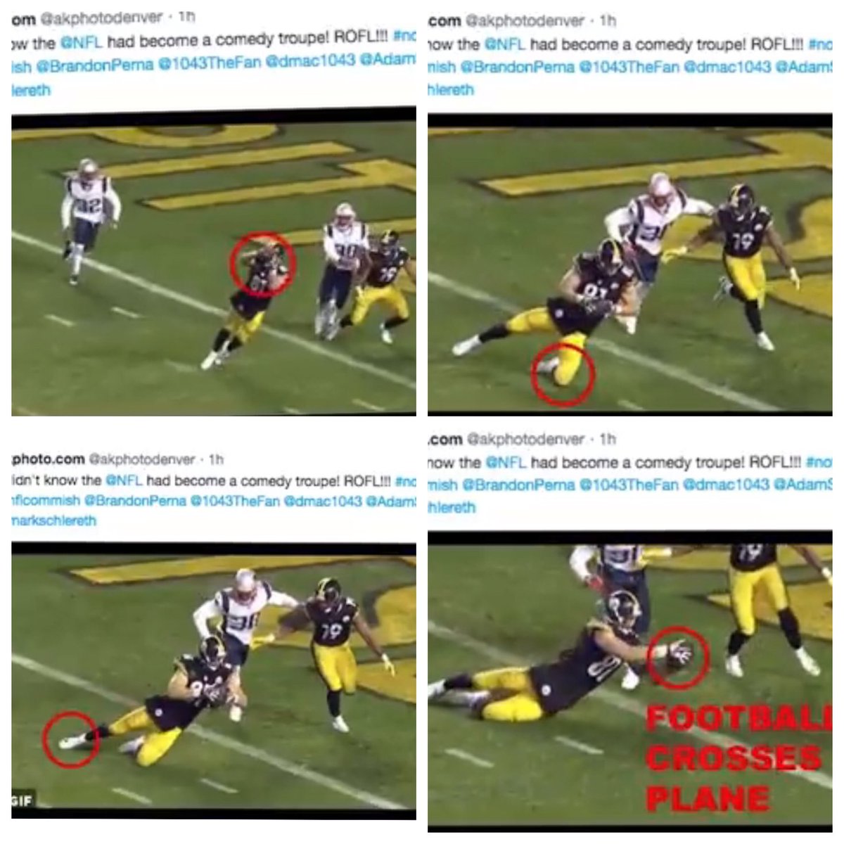 luafulu_'s tweet image. Still piss how the game ended , but you cant tell me this wasn't a catch!!! Ref you a bitch!!!! #NEvsPIT