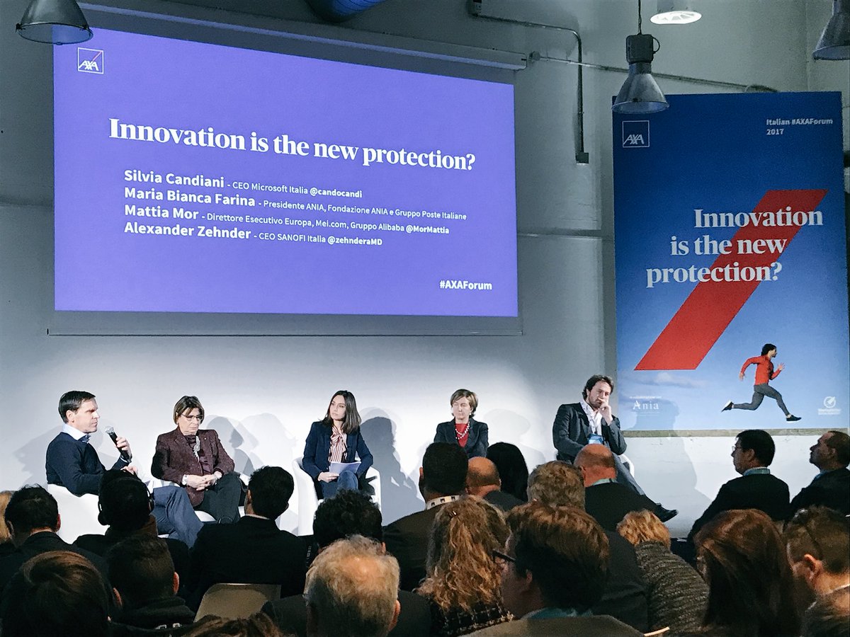 "L'industria della salute è nello stesso punto in cui si trovavano i taxi prima di Uber, l’industria discografica prima di iTunes e Spotify: anche il nostro mercato passerà dai #bigdata e dall’innovazione" parla <a href="/zehnderaMD/">Alexander Zehnder</a> CEO <a href="/SanofiIT/">Sanofi Italia</a>
#SIOS2017 #AXAForum <a href="/AXAItalia/">AXA Italia</a>