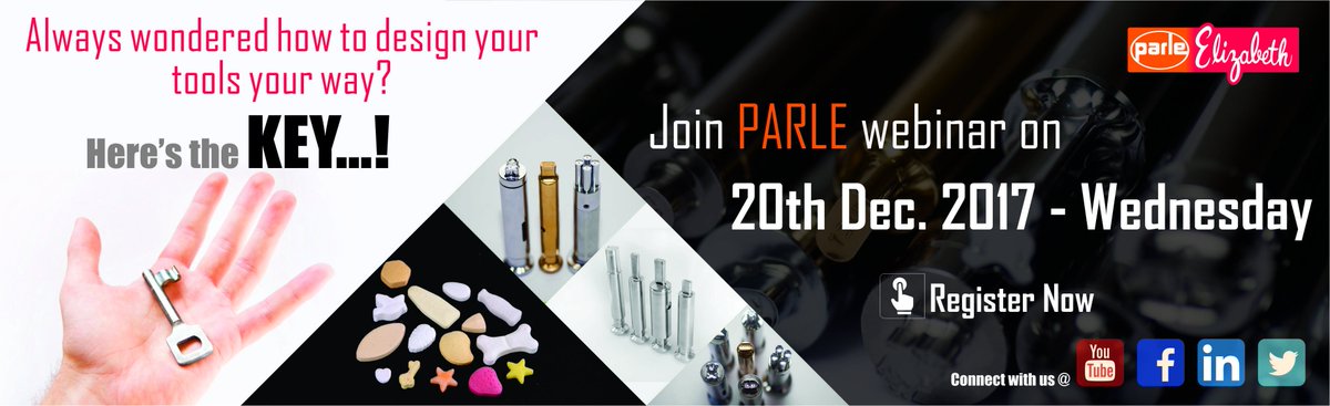 parle_global's tweet photo. Join in for "Parle Technical Webinar" session on 20th December, 2017, Wednesday at 3:30 p.m. (IST) on “Fundamentals of Tablet Design”.
Register for Free on https://t.co/j6nJcs8CXZ 
Join us at https://t.co/iBesxYLQrd https://t.co/ivt4FCjDxC