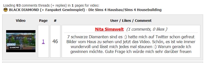 So liebe Leute! Da sich die liebe Lea Unicorn nicht gemeldet hat, habe ich das Fanpaket neu ausgelost. Gewonnen hat....: Nita Simswelt! Herzlichen Glückwunsch! Dann hoffe ich doch mal, dass sich Nita bei mir melden wird.. ;) Viele Grüße, Passi