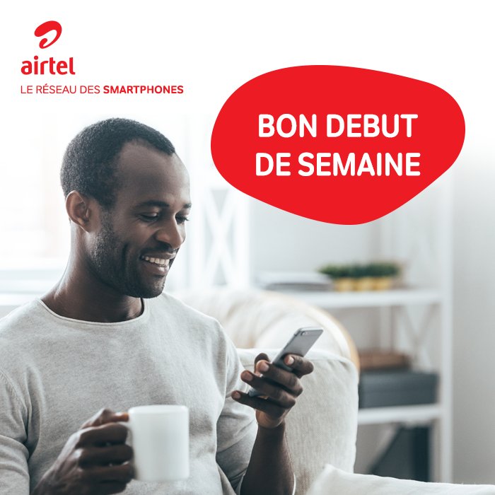 Excellent début de semaine les amis.
Comment s'est passé votre week-end ? #Airtel #Tchad