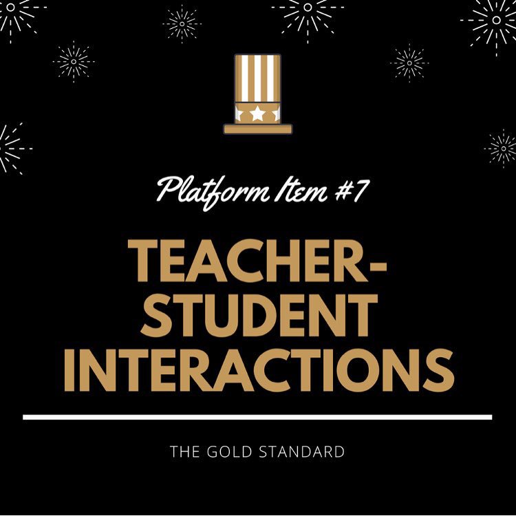 GoldParty2017's tweet photo. The Gold Party wants to strengthen the interactions between teachers and students! #OHareBencsko #TheGoldStandard https://t.co/Bi6VJAKAgs