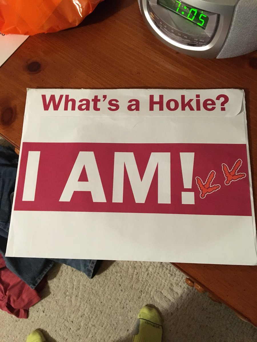 jackson_ray_3's tweet photo. Dream come true! #HokieNation https://t.co/S0BubkNRLI