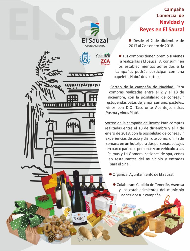 Hoy abre la CAMPAÑA DE REYES en <a href="/elsauzal/">elsauzal</a>.

¡Tus compras en el Municipio tienen premio! Si compras en nuestros #comercios, entrarás en el #sorteo de muchas #experiencias de #ocio y disfrute.

Más info: bit.ly/2AQpRBL