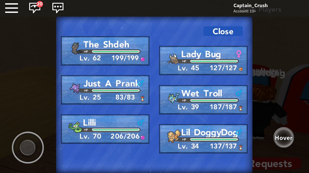 CaptainCrush1's tweet photo. Aside from the fact that I know "The Shdeh" is Uber, this teams actually been very satisfying holding ground vs 100% meta teams
Marsh is Uber(I know)
Mega Pinsir is a rare mega used rn
Sableye = good wall rarely used w/ out stone
HA serp = Bae when set up
Arc+Vap = Normal walls https://t.co/RCLBcBNQoR