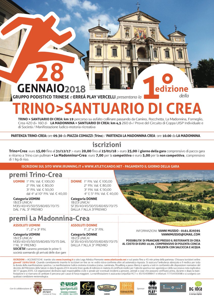 runnerdirectory's tweet image. Trino Santuario di Crea - #runnerdirectory 
 goo.gl/QT7zCa