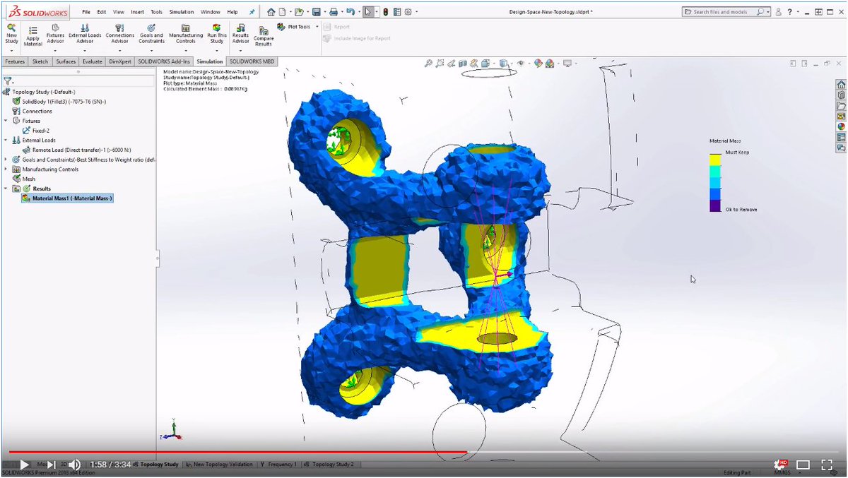 klumpp's tweet image. How can @SOLIDWORKS help to create better designs for Additive Manufacturing? #simulationsolutions youtube.com/watch?v=BLGWQ1…