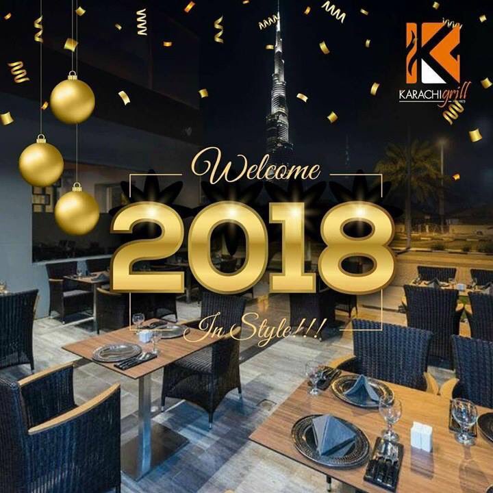 karachigrilluae's tweet photo. Welcome 2018 in style!!!!!
Join us on New Year’s Eve and enjoy your dinner with a stunning  view of Burj Khalifa. Call 043447000 now to book a table.
#2018 #New_Year #Festive #Season #Food #Karachi_Grill #Jumeirah #Dubai #UAE #MyDubai #DXB #Grill #Restaurant #Friends #Dine #Lunch https://t.co/KEFYhW8oFj