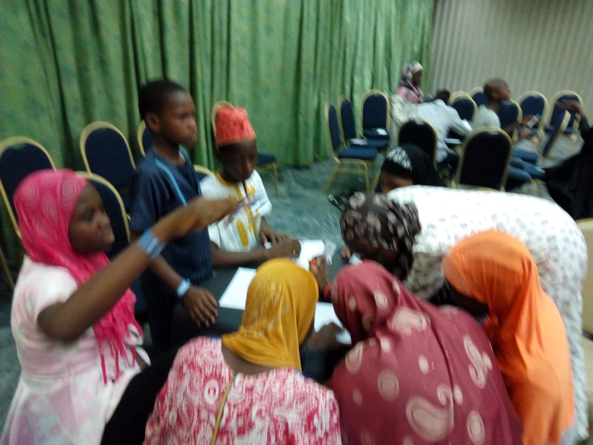 mpacconvention's tweet photo. Teens in groups involved in life of jungle game by @sholhassan . #mpacconv17 #transparency @Connected_dev @wfm917 @BudgITng @brainyeducare1 @qozeemkelani @Oxygenmat https://t.co/zj6vsrrRyZ