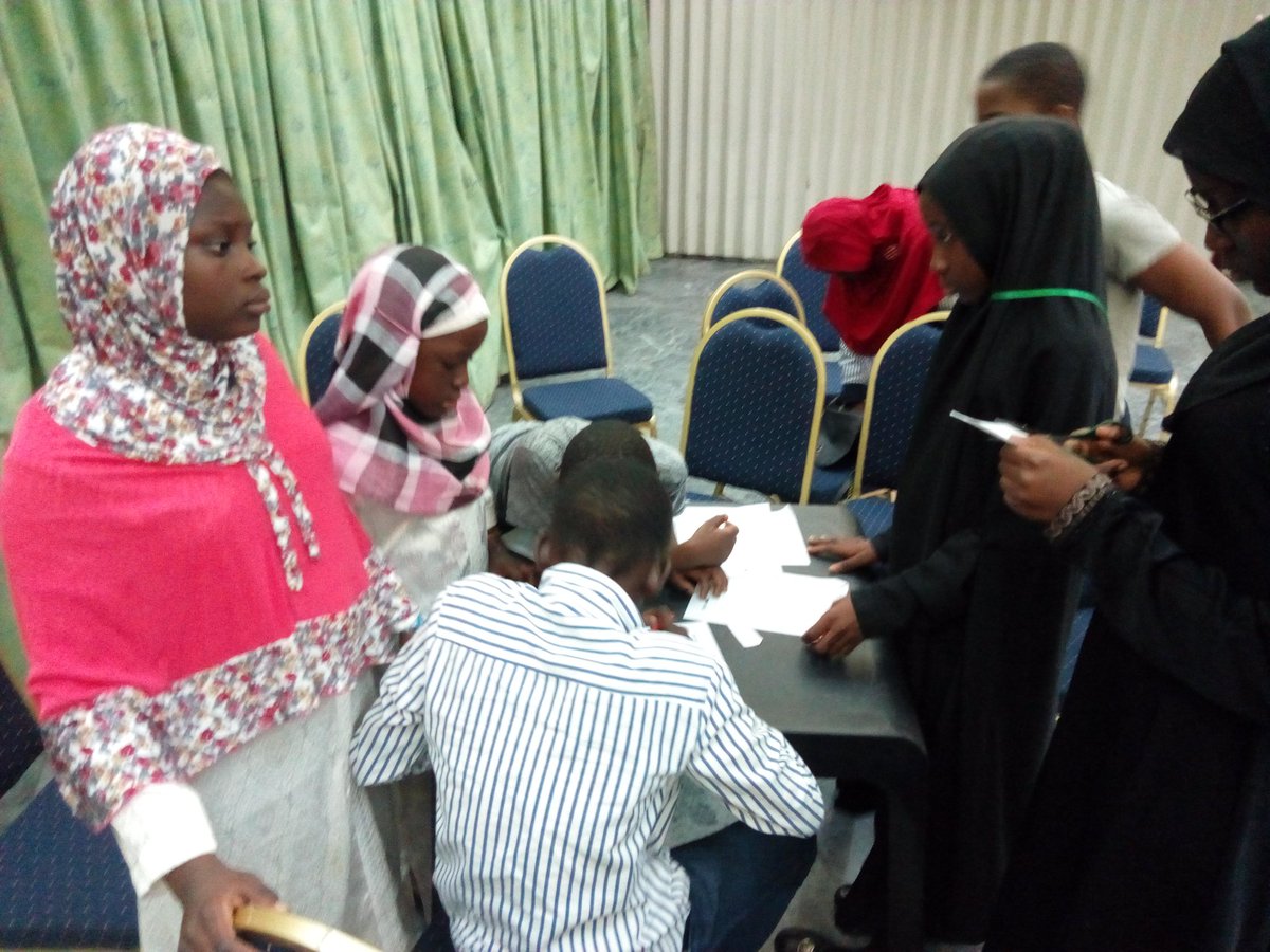 mpacconvention's tweet photo. Teens in groups involved in life of jungle game by @sholhassan . #mpacconv17 #transparency @Connected_dev @wfm917 @BudgITng @brainyeducare1 @qozeemkelani @Oxygenmat https://t.co/zj6vsrrRyZ