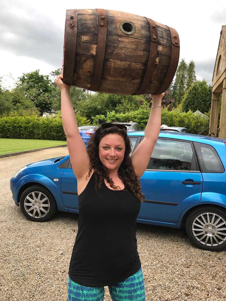 CollRealBeer's tweet photo. #collinghamrealalefestival #volunteer Adi in training for #craf1918 #charity #beerfestival with #beersfromthewood in #wooden #casks mostly made by @AlastairSimms #Master #cooper @CoopersCompany #barrelaged #beers #sponsorship opportunities available https://t.co/jNulw9uAKN