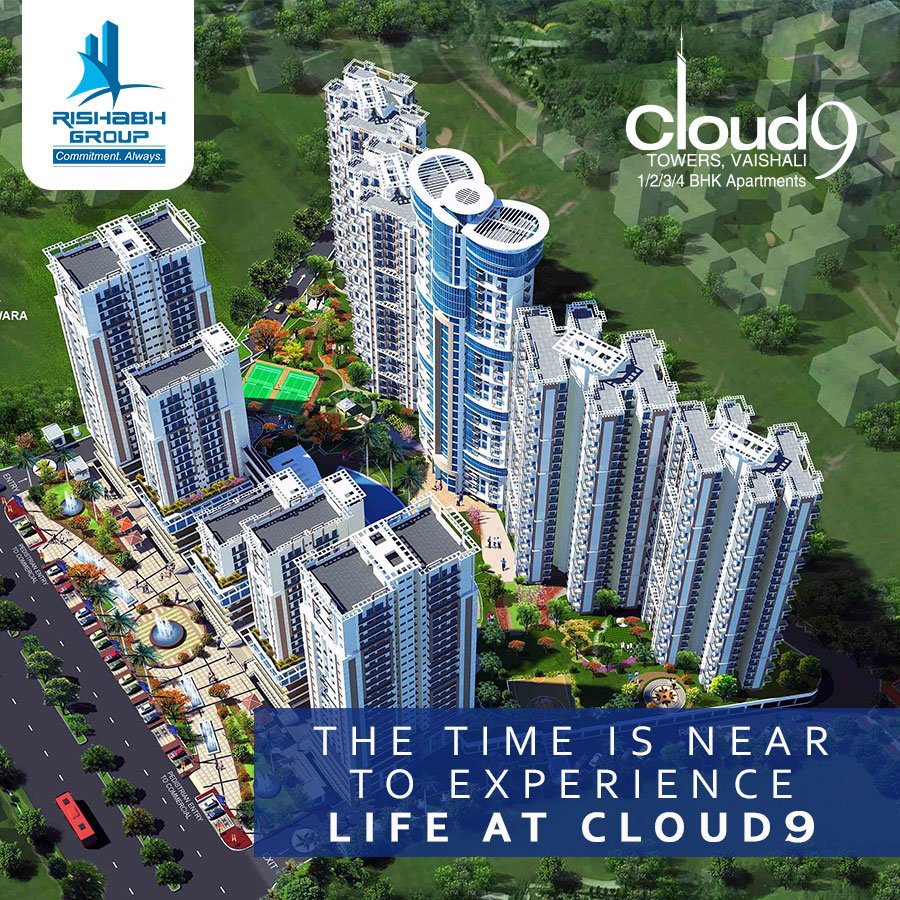 rishabh_group's tweet photo. The wait is over and the time is coming near to experience life in Cloud 9 Towers, Vaishali. To know more visit https://t.co/dvfrlVxo9P https://t.co/ePZ5LGQqPG