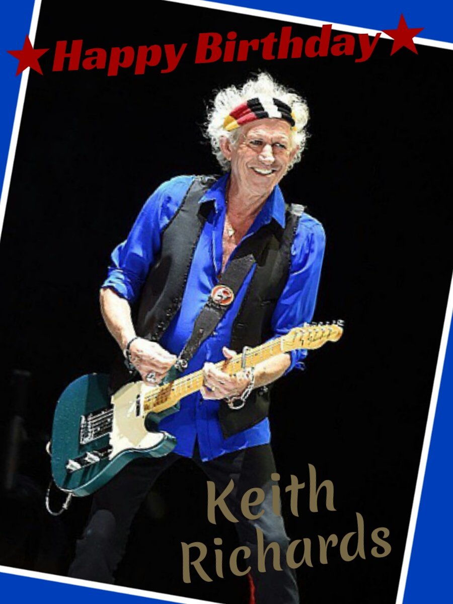 Keith Richards’s Birthday Celebration | HappyBday.to