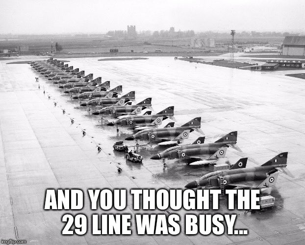 RAFTyphoonTeam's tweet photo. #MondayMotivation #TeamPhantom #29Line 👩🏽‍🔧✈️😆👨🏻‍🔧 @RAFCGY @OfficiallyCAHC https://t.co/eFaKKOH5C2