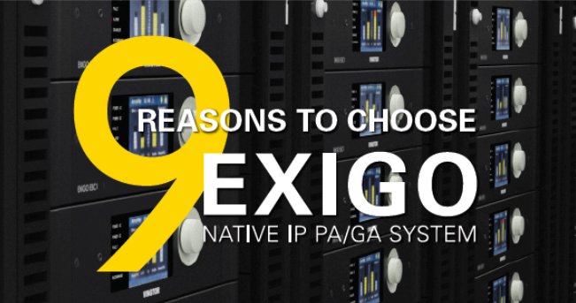 1 - Distribute Anywhere
Our IP based PA system, EXIGO, has a true distributed architecture.With EXIGO, you can distribute any device on the IP network; Controllers, Amplifiers, Alarm/Mic/Access Panels, I/O devices. Find out more zenitel.com/exigo/9-reason…