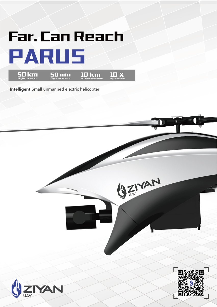 ZIYAN_UAS's tweet photo. ZIYAN released the "PARUS ", the smallest high-performance intelligent electric unmanned helicopter in the country, arousing great concern in the industry "2KG" "50min" #drone #uav #dronenews #uavfactory @DroneBelow @DroneFans @TheDroneNewsz @ReportDrone @dronesuavuas https://t.co/7fG5Z6Zofd