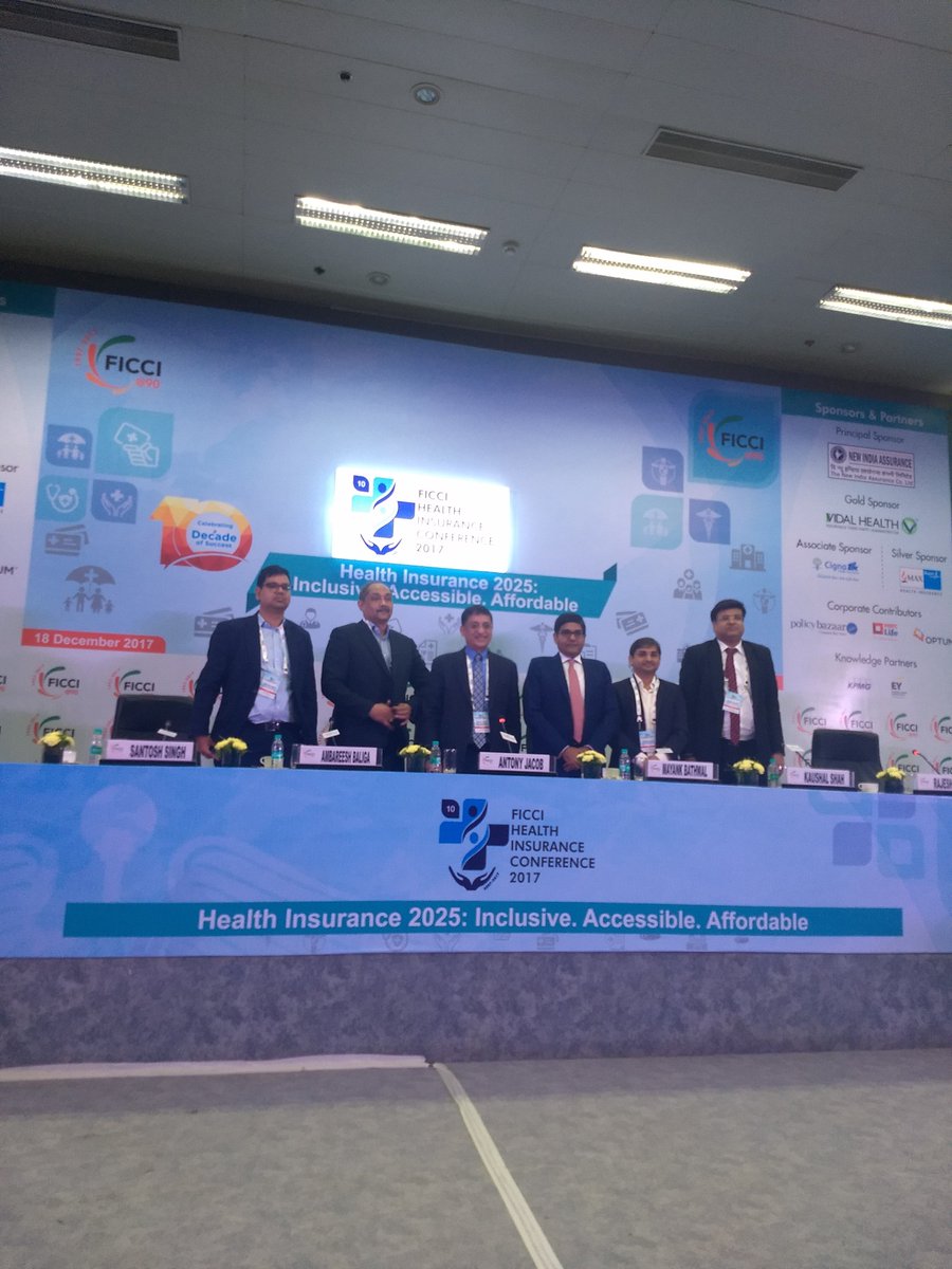 ficci_heal's tweet photo. The #PlenarySession1: #ValueandValuation deep-dived into premium related challenges faced by companies, pricing of the IPOs and importance of value creation as insurers as there are vast opportunities available in the market.
#FICCIHIC2017 #FICCI #healthinsuranceconference2017 https://t.co/XnEwmLZqCb