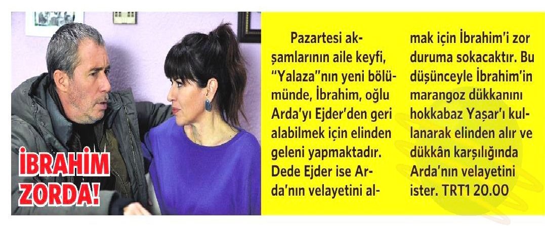 İbrahim zorda!

Basında #Yalaza 📰

Yeni bölüm bu akşam 20:00 ‘de <a href="/trt1/">TRT 1</a> ‘de ✨
<a href="/SinegrafFilm/">Sinegraf Film</a>