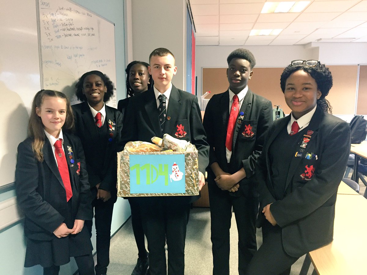 WrcCouncil's tweet photo. 11D4 are ready to hand over their box of tins to us! We will be counting all the boxes at lunch today! @Coffee4Craig 🎅🏻🎄 https://t.co/A3OkWYvuiz