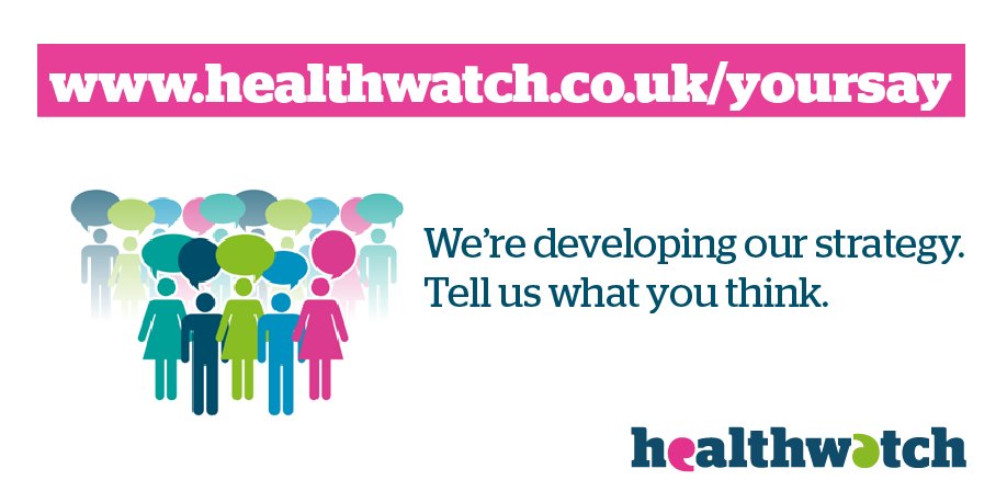HealthwatchE's tweet image. We are consulting on our strategy for the next five years – share your views here healthwatch.co.uk/yoursay
