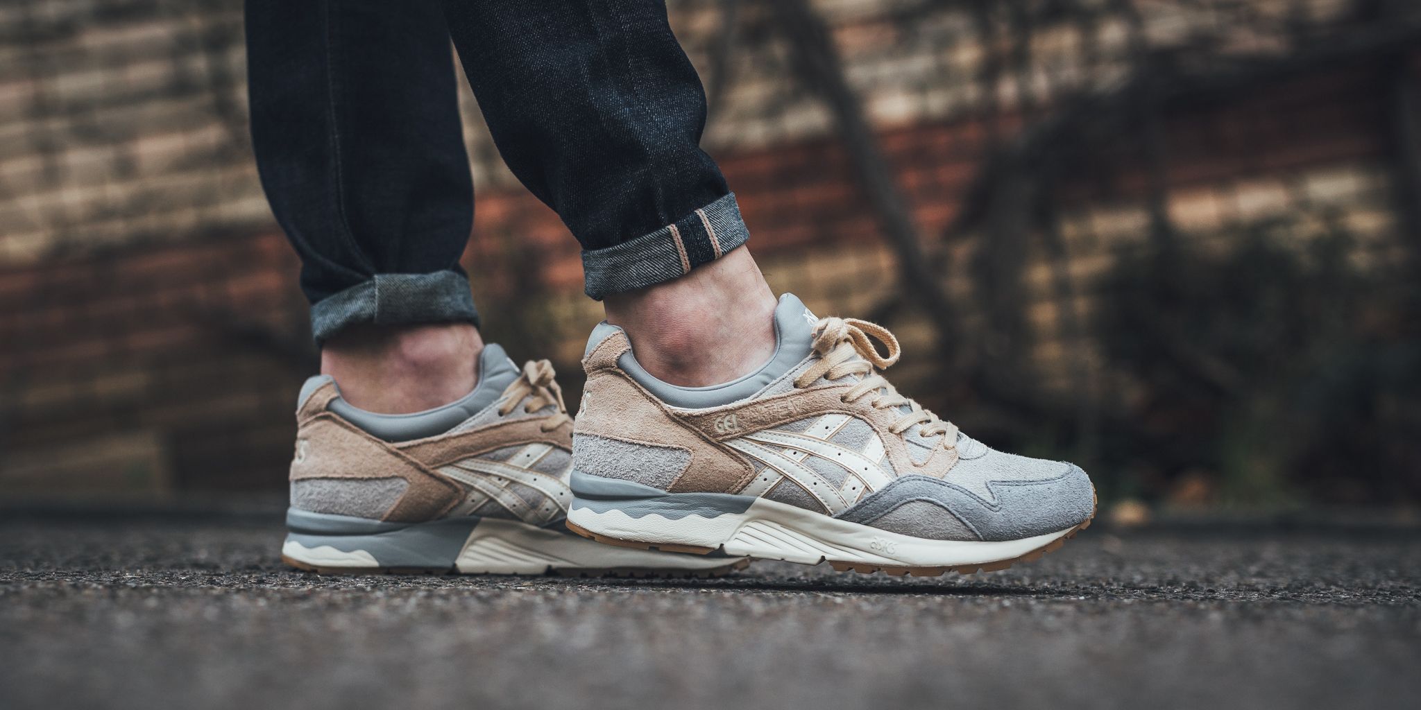 asics gel lyte v glacier grey & cream