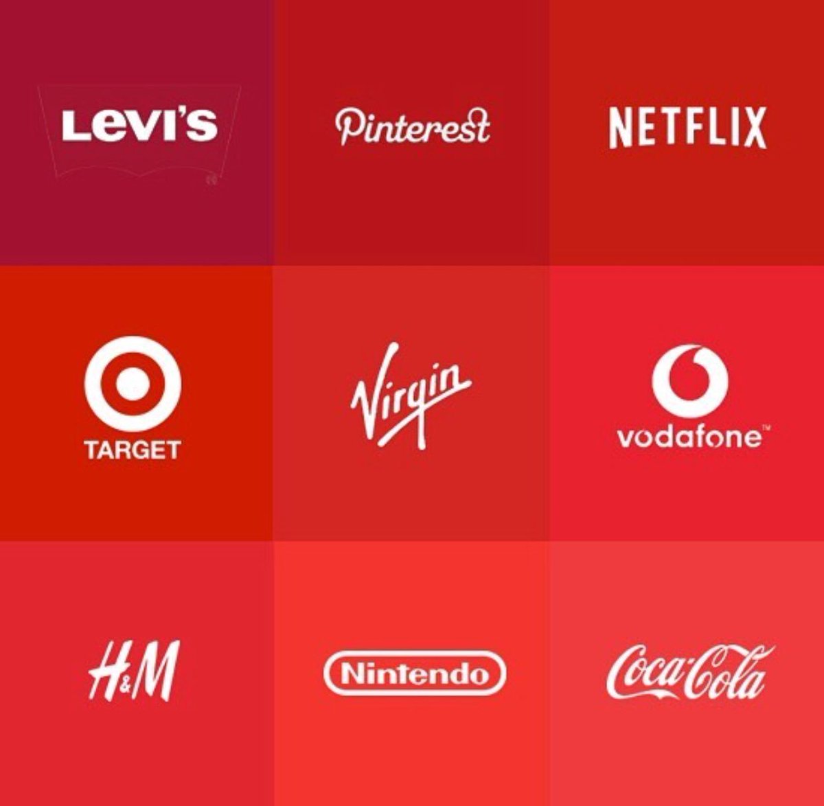 smithographic's tweet photo. Some colour coded Brand Logos via @brandzyofficial #LogoDesign #logos #Brands https://t.co/b4eVDAqp8A