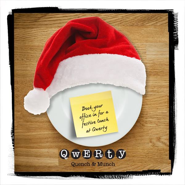 Treat your staff team to roast turkey and all the trimmings at Qwerty in the lead up to Christmas.